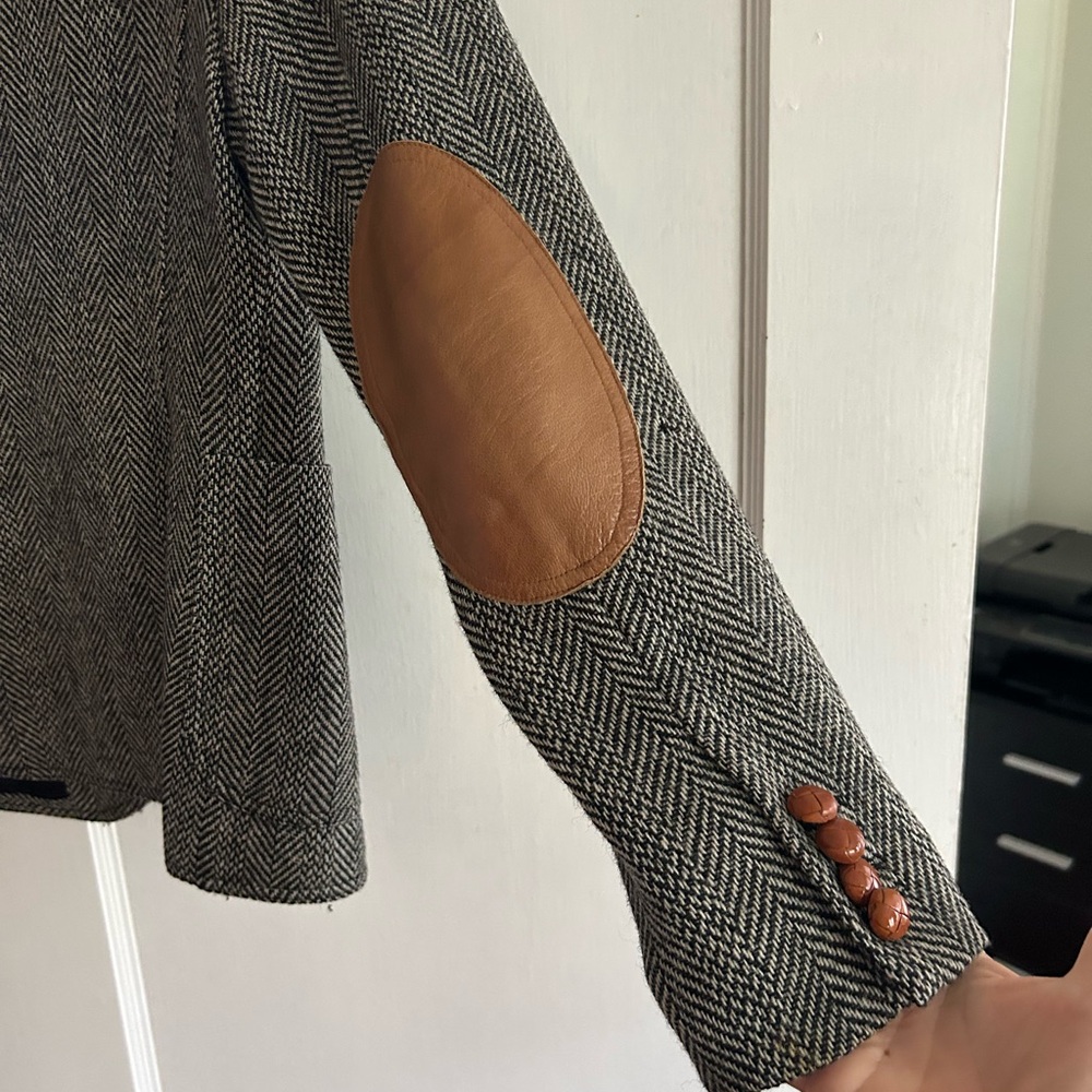 Smythe Grey Tweed Women's Blazer - Picture 5 of 9
